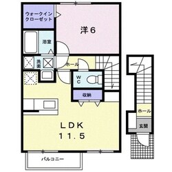 サザンヴィレッジの物件間取画像